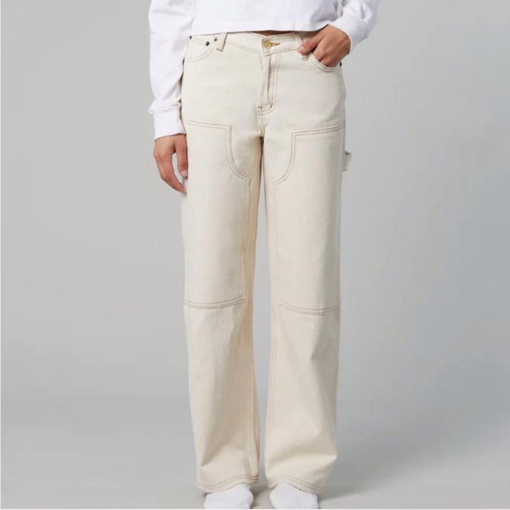 Women's Cream Jeans